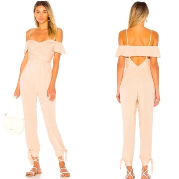 FREE PEOPLE In The Moment Jumpsuit Ivory